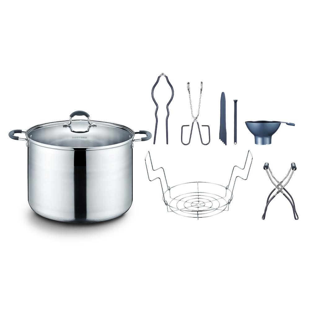 Amazon.com: CONCORD 20 Quart Stainless Steel Canning Pot Set